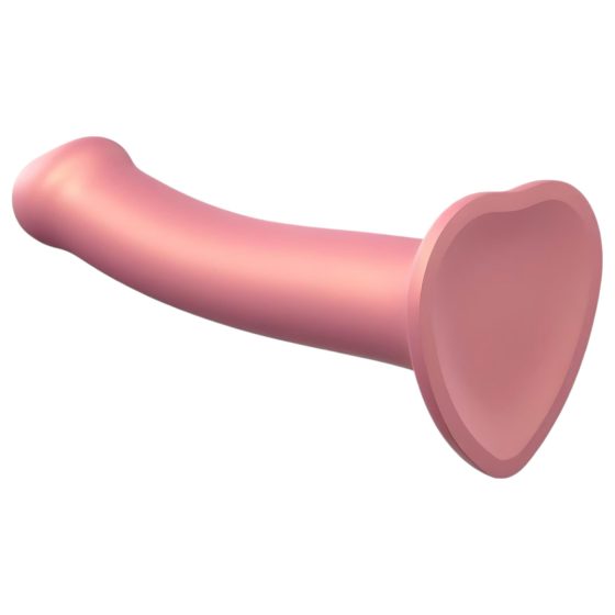 Strap-on-me Metallic M - Skin Friendly Dildo (Metallic Pink)