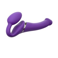 Strap-on-me M - Strapless Strap-on Vibrator (Purple)