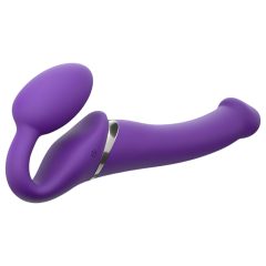 Strap-on-me M - Strapless Strap-on Vibrator (Purple)