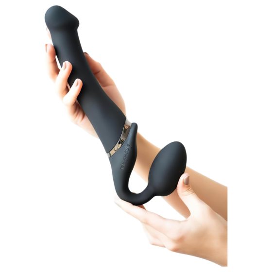 Strap-on-me M - Attachable Vibrator - Medium (Black)