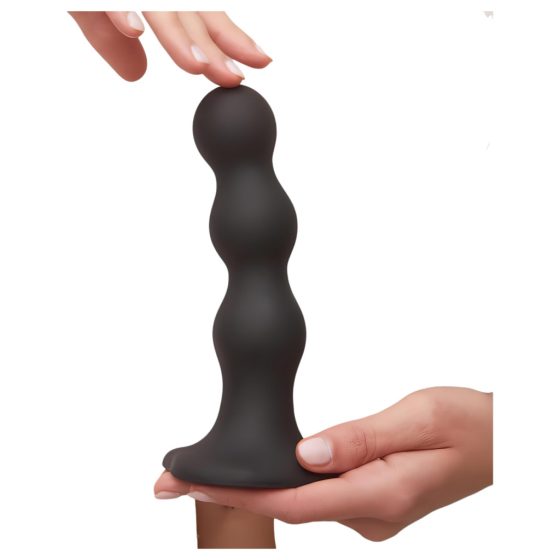 Strap-on-me Balls M - Spherical Base Dildo (Black)