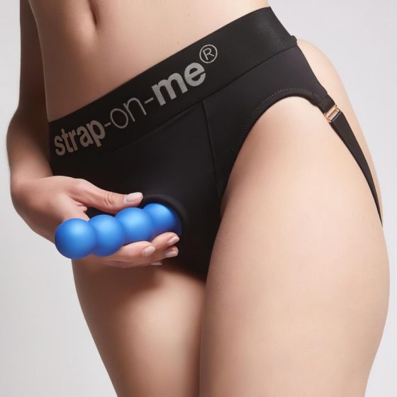 Strap-on-me Balls M - Spherical Base Dildo (Blue)