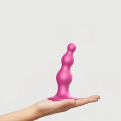 Strap-on-me Beads S - Beaded Dildo with Base (Pink)