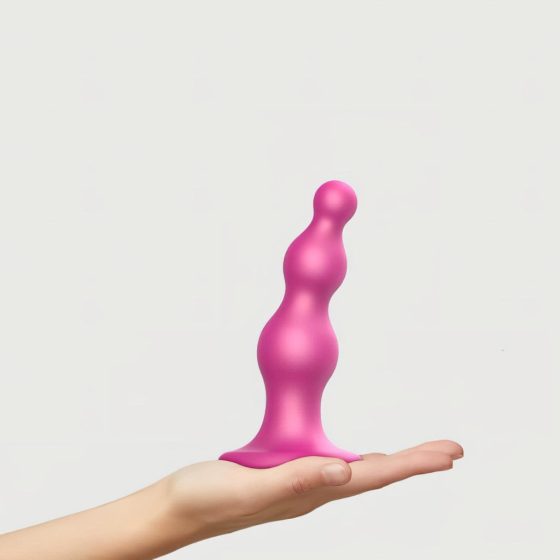 Strap-on-me M Beaded Dildo with Base (Pink)