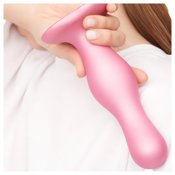 Wavy Stand-alone Dildo (Pink)