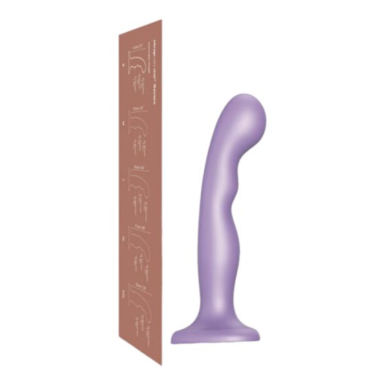 Strap-on-me P&G M - Curved Dildo with Base (Purple)