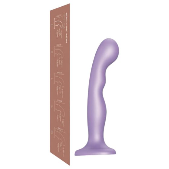 Strap-on-me P&G M - Curved Dildo with Base (Purple)