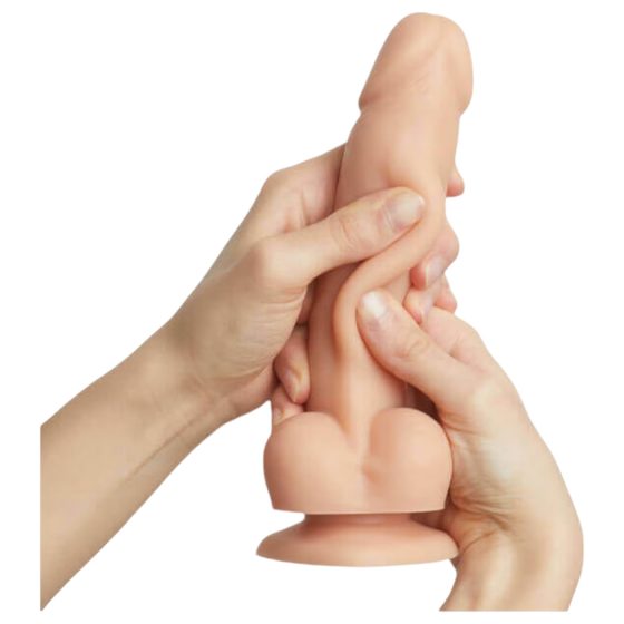 Strap-on-me M - Double-layered, Suction Cup Realistic Dildo (Natural)