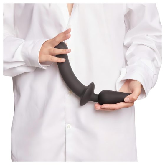 / Strap-on-me Swith Semi-Realistic XXL - 2-in-1 Silicone Dildo (Black)