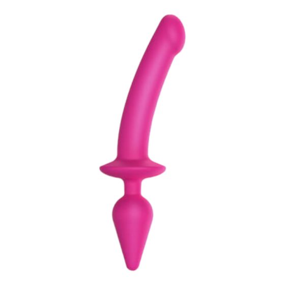 Strap-on-me Swith Semi-Realistic XXL - 2in1 silicone dildo (pink)