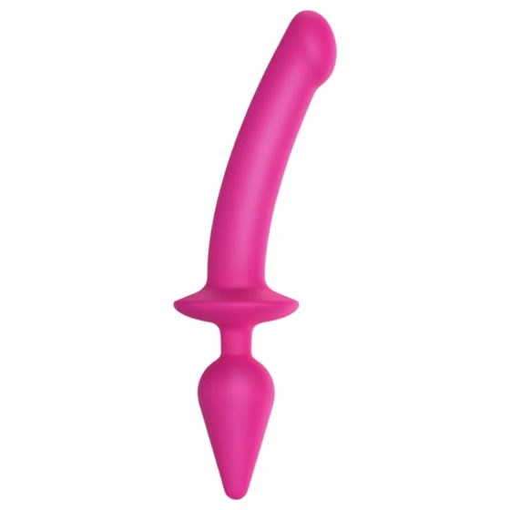 / Strap-on-me Switch Semi-Realistic XXL - 2-in-1 Silicone Dildo (Pink)