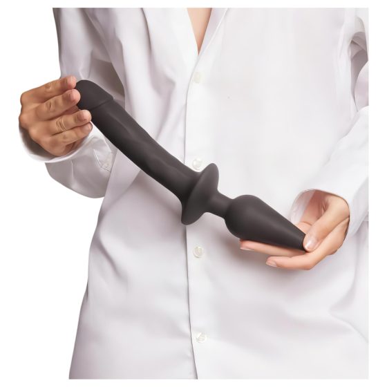 / Strap-on-me Switch Realistic S - 2-in-1 Silicone Dildo (Black)