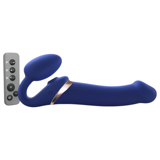 Strap-on-me L - Attachable Air Wave Vibrator - Large (Blue)