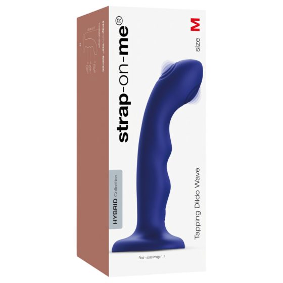 Strap-on-Me - Waterproof, Pulsating G-Spot Vibrator (Blue)