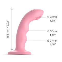 Strap-on-me M - Waterproof G-spot Vibrator (Pink)