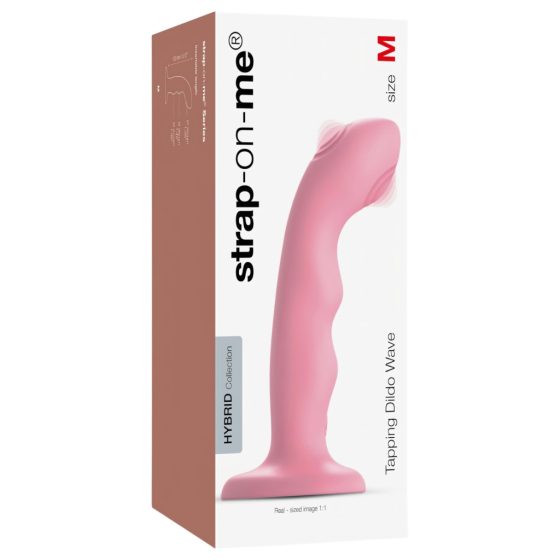 Strap-on-me M - Waterproof G-spot Vibrator (Pink)