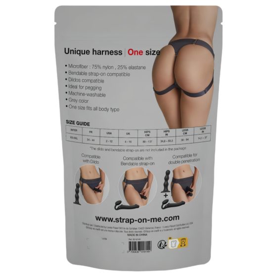 Strap-on Underwear for Dildo - XS-XXL (Grey)