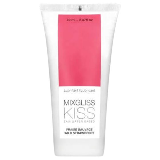 Mixgliss Kiss Wild - Water-Based Lubricant - Strawberry (70ml)