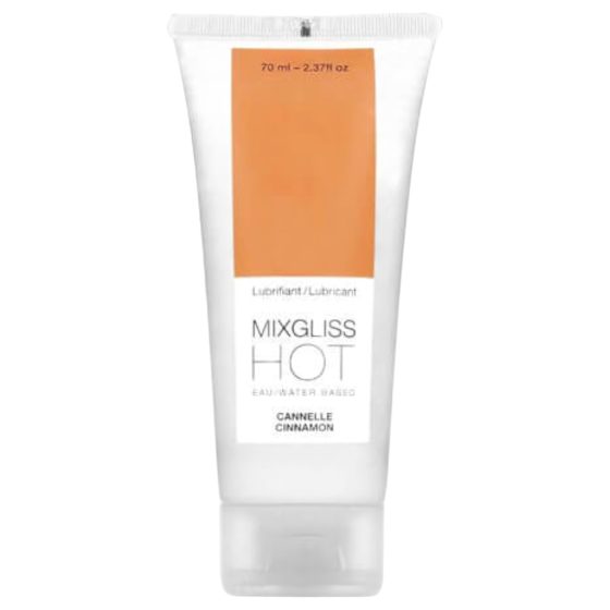 Mixgliss Hot - Warming Water-Based Lubricant - Cinnamon (70ml)