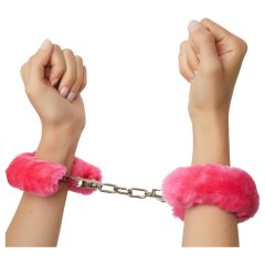 Love to Love Attach Me - Plush Handcuffs (Pink)