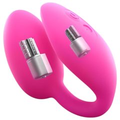   Love to Love Wonderlove - rechargeable, radio 2in1 clitoral vibrator (pink)