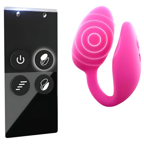 Love to Love Wonderlove - rechargeable, radio 2in1 clitoral vibrator (pink)