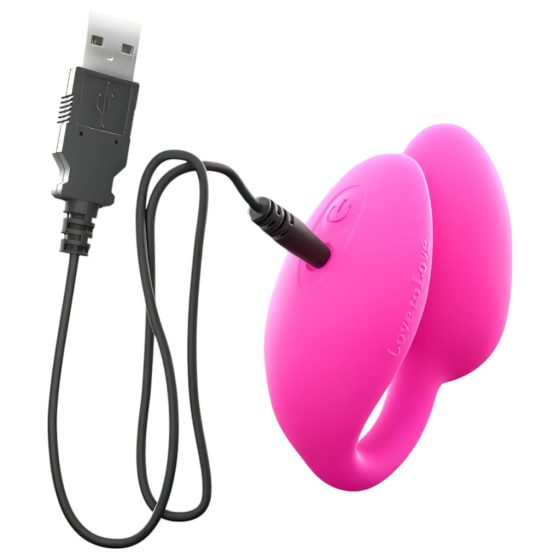 Love to Love Wonderlove - rechargeable, radio 2in1 clitoral vibrator (pink)