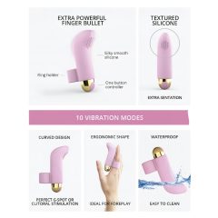 Love to Love Touch Me - Rechargeable Finger Vibrator (Pink)