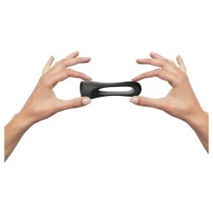 Love to Love Flux Silicone Cock Ring (Black)