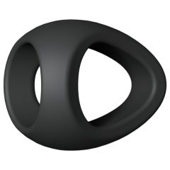 Love to Love Flux - silicone penis ring (black)