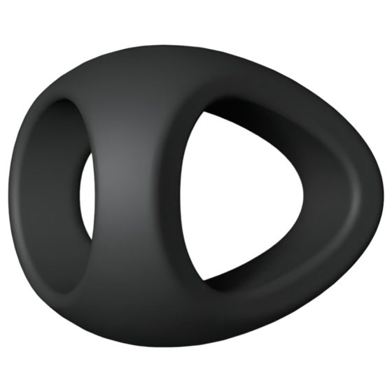 Love to Love Flux Silicone Cock Ring (Black)