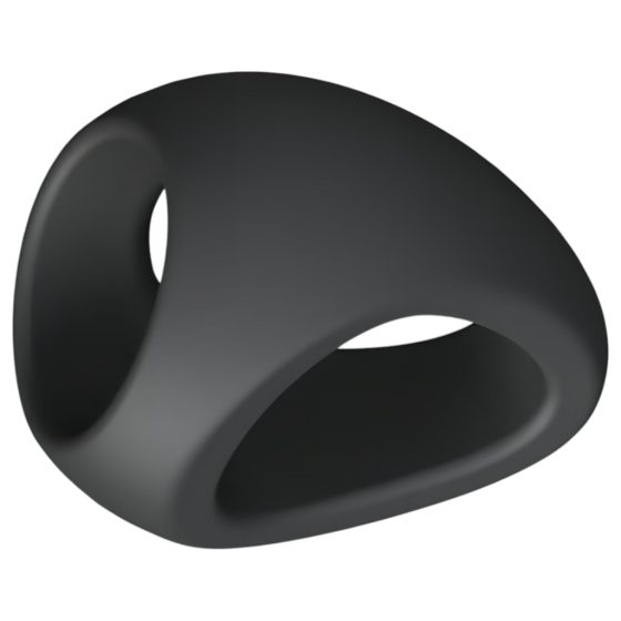 Love to Love Flux Silicone Cock Ring (Black)