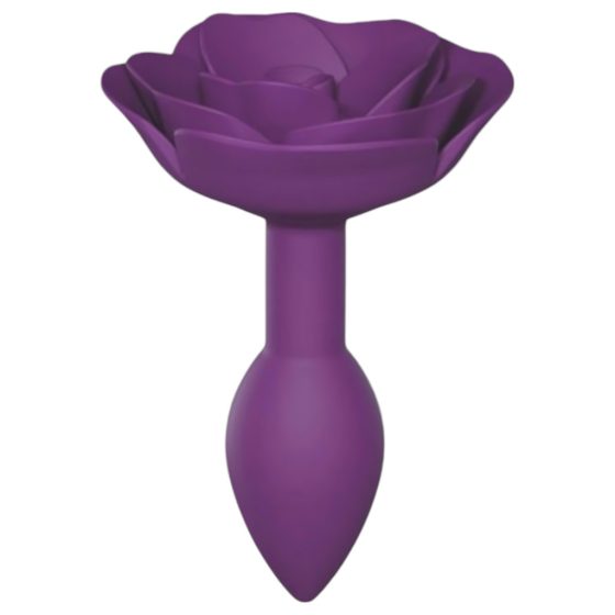 Love to Love Open Roses S - Silicone Anal Dildo (Purple)