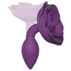 Love to Love Open Roses S - Silicone Anal Dildo (Purple)