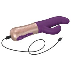   Love to Love Sassy Bunny - rechargeable, thrusting-pulsating vibrator (purple)