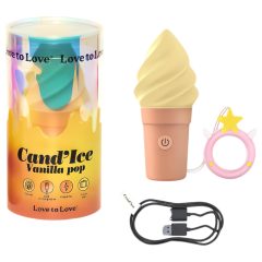   Love to Love Cand Ice - Rechargeable Clitoral Vibrator (Vanilla Pop)