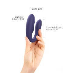   Love to Love Match Up - Rechargeable Wireless Couple's Vibrator (Purple)