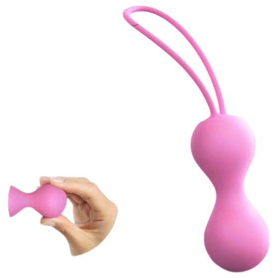 Love to Love Joia - silicone kegel ball duo (pink)