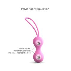 Love to Love Joia - Silicone Kegel Balls Duo (Pink)