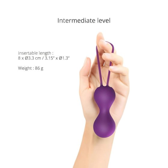 Love to Love Joia - Silicone Kegel Balls Duo (Purple)