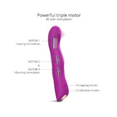   Love to Love Swap - Rechargeable, Pulsating G-Spot Vibrator (Purple)