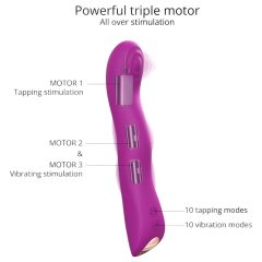   Love to Love Swap - Rechargeable Pulsating G-Spot Vibrator (Purple)