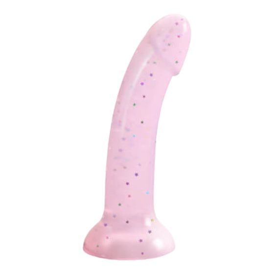 Dildolls Starlight - star-shaped dildo with feet (pink)