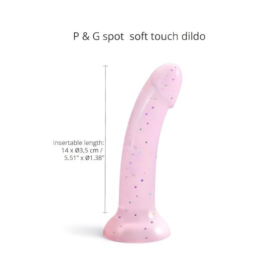 Starlight Dildo with Base - Starry (Pink)