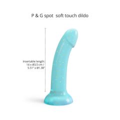 Dildolls Nightfall - Starry Dildo with Base (Turquoise)