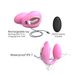   Love to Love Wonderlover - Clitoral and G-spot Vibrator (Pink)