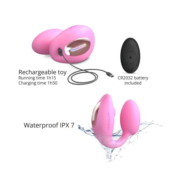 Love to Love Wonderlover - Clitoral and G-spot Vibrator (Pink)