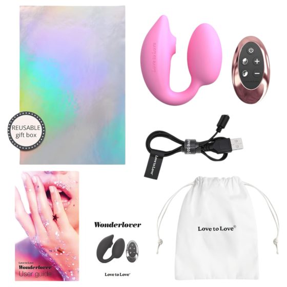 Love to Love Wonderlover - Clitoral and G-spot Vibrator (Pink)