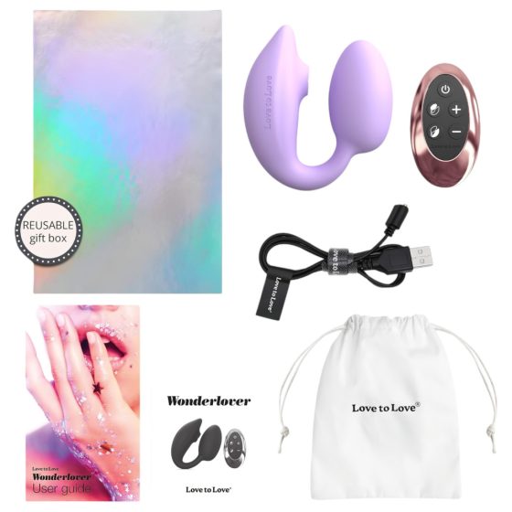 Love to Love Wonderlover - Clitoral and G-spot Vibrator (Mauve)