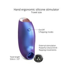   Love to Love Believer - Rechargeable, Waterproof Clitoral Stimulator (Metallic Purple)